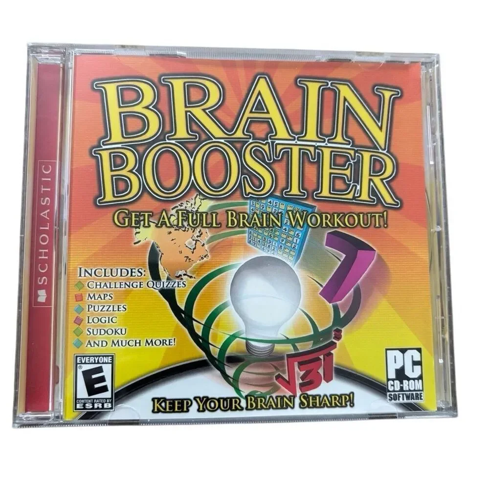 Brain Booster PC CD-ROM For Windows 98/Me/2000/XP